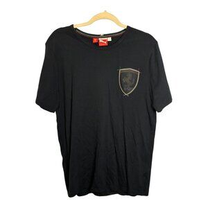 Puma Scuderia Ferrari Tshirt Men's size Large Formula‎ 1 Black